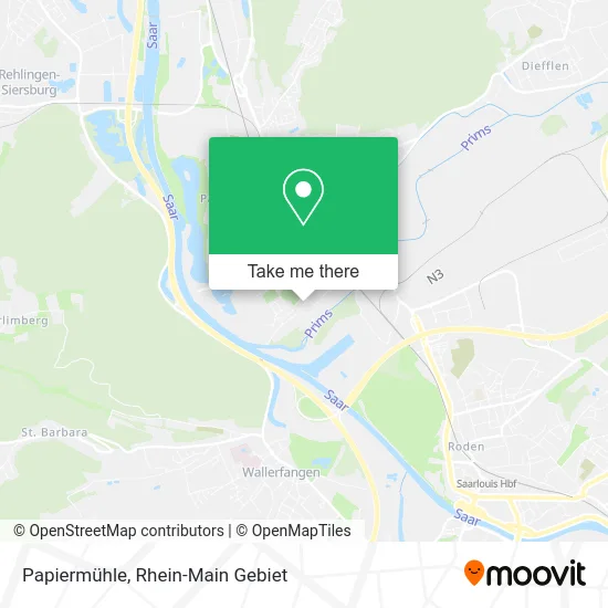 Карта Papiermühle