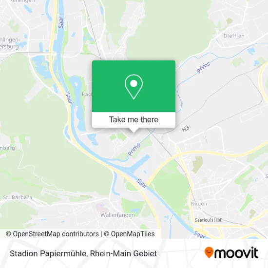 Карта Stadion Papiermühle