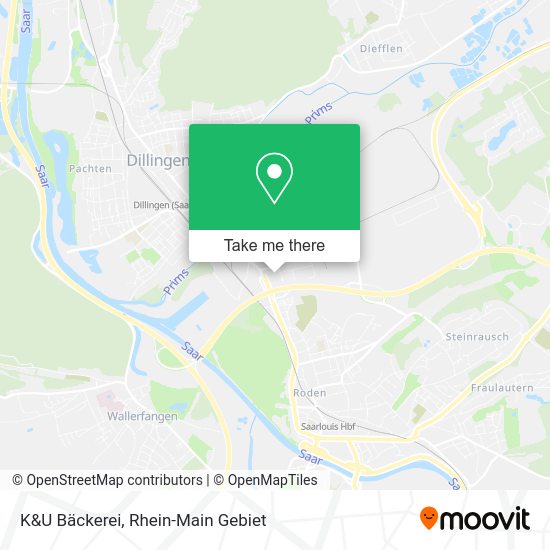 Карта K&U Bäckerei