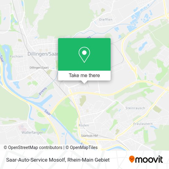 Карта Saar-Auto-Service Mosolf
