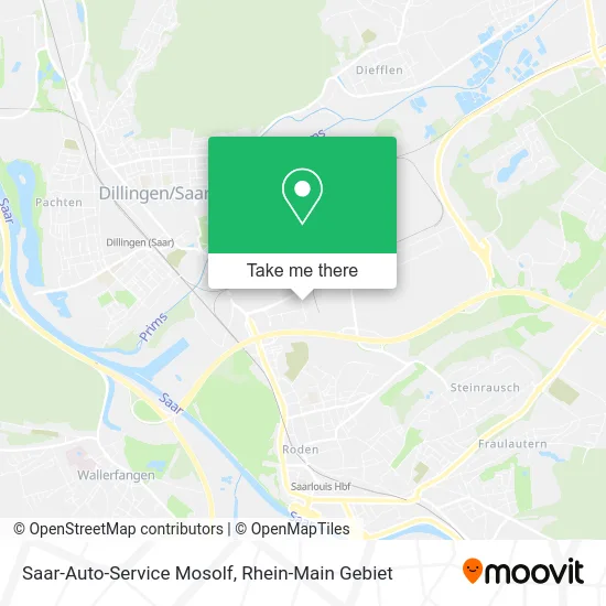 Карта Saar-Auto-Service Mosolf