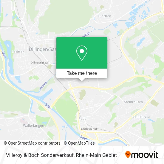 Карта Villeroy & Boch Sonderverkauf