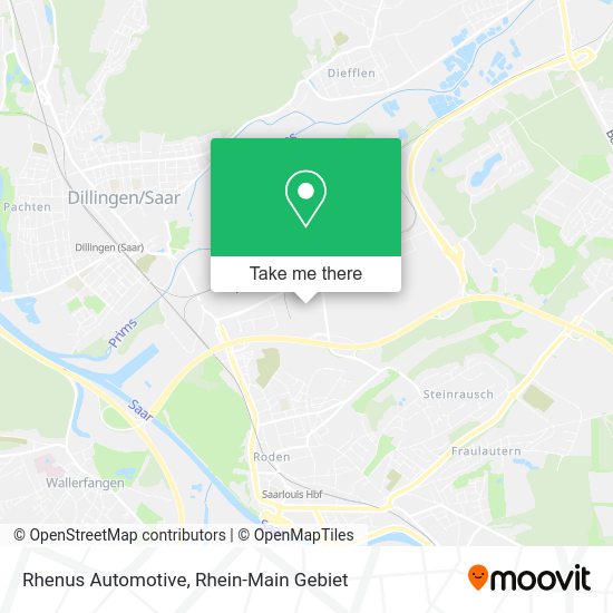 Карта Rhenus Automotive