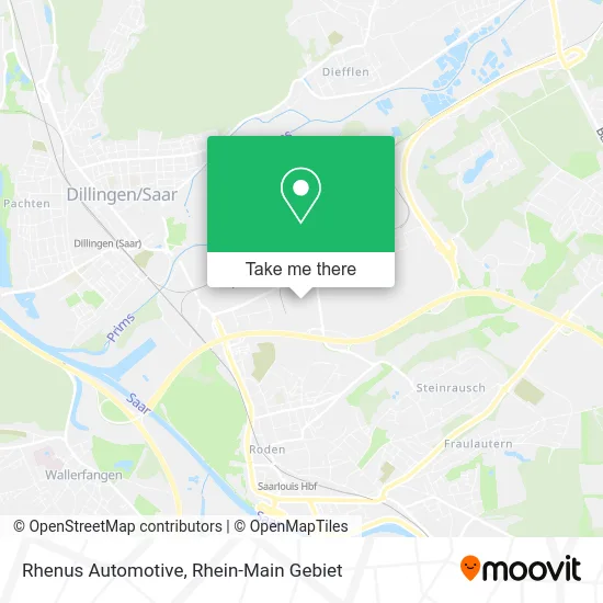 Карта Rhenus Automotive