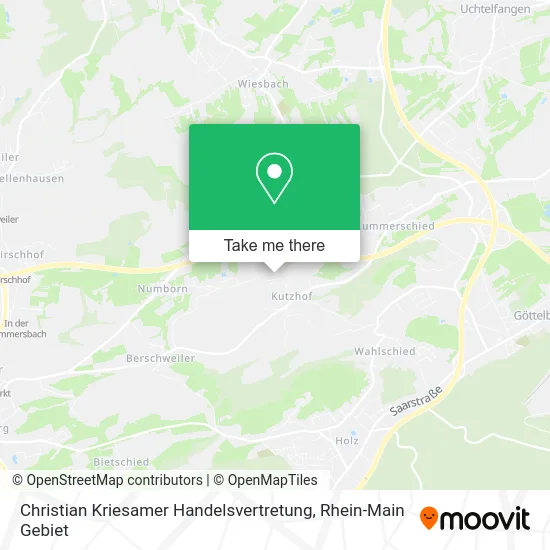 Карта Christian Kriesamer Handelsvertretung
