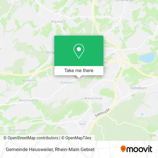 Карта Gemeinde Heusweiler