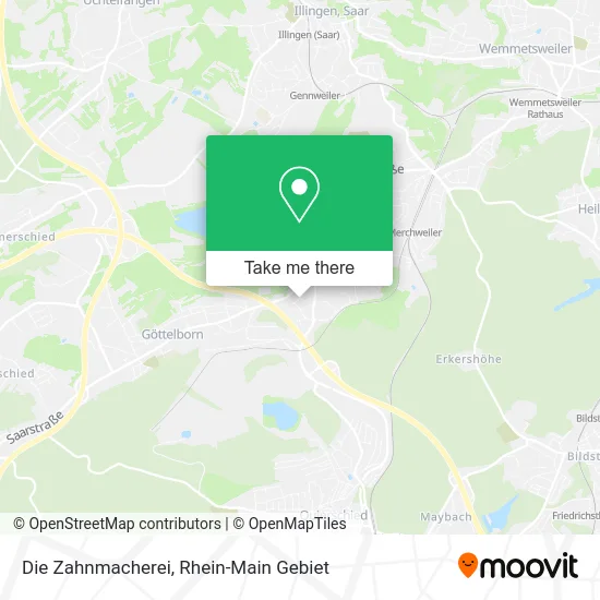 Карта Die Zahnmacherei