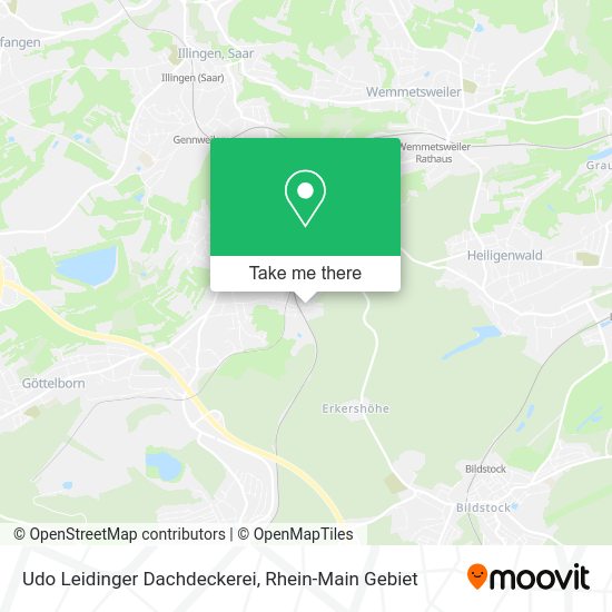 Карта Udo Leidinger Dachdeckerei