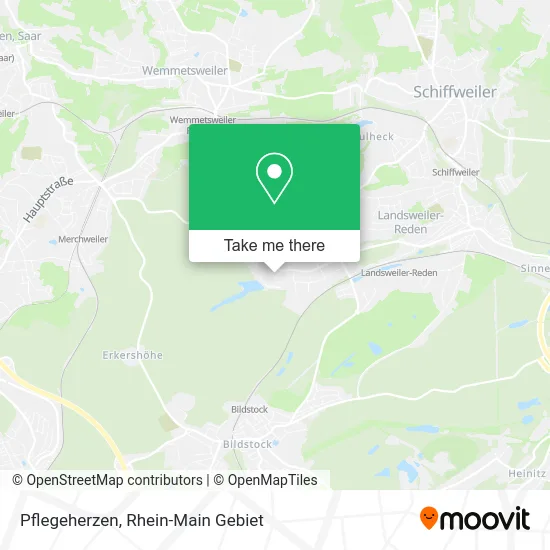 Карта Pflegeherzen