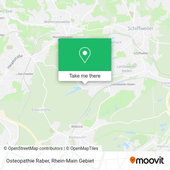 Карта Osteopathie Raber
