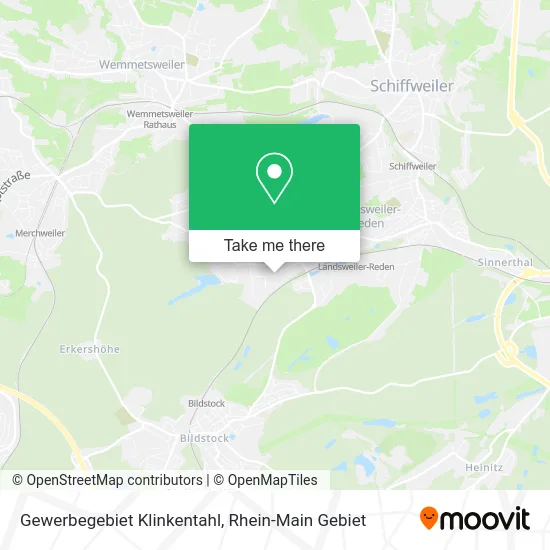 Gewerbegebiet Klinkentahl map
