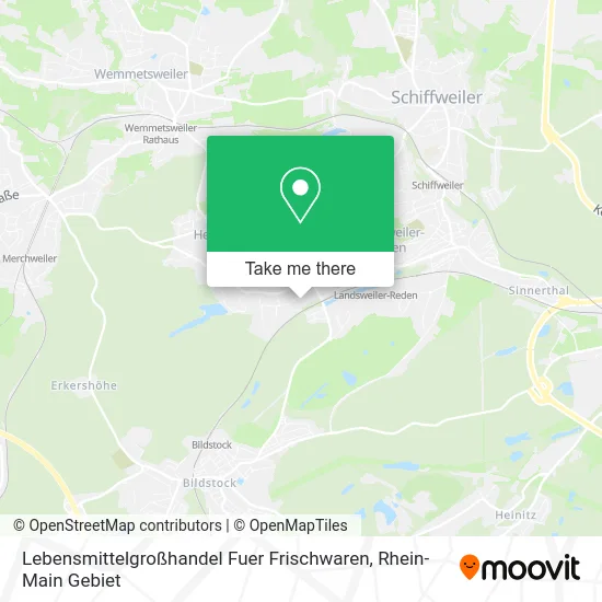 Lebensmittelgroßhandel Fuer Frischwaren map