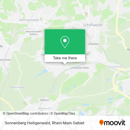 Карта Sonnenberg Heiligenwald