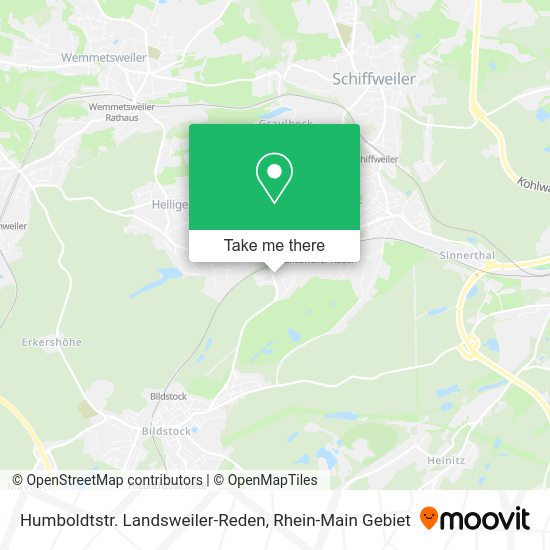 Карта Humboldtstr. Landsweiler-Reden