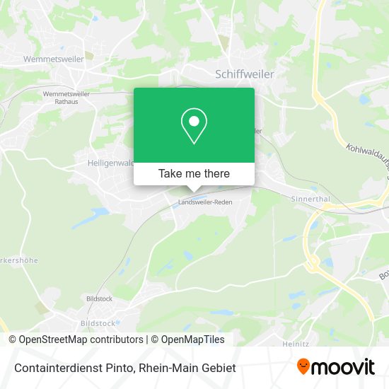 Карта Containterdienst Pinto