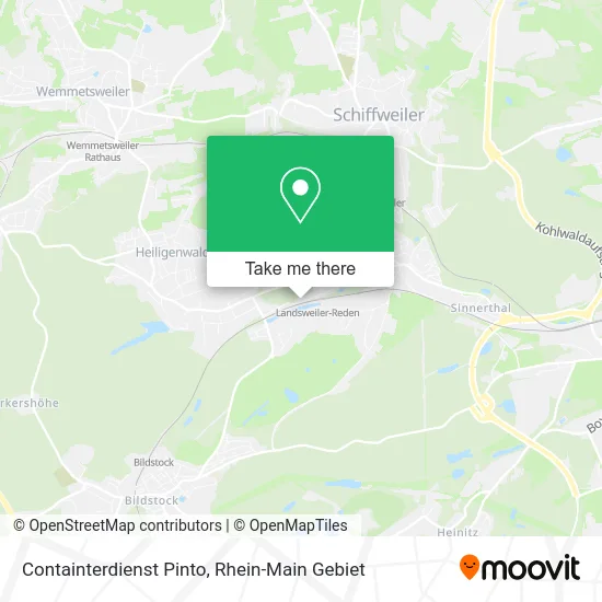 Карта Containterdienst Pinto