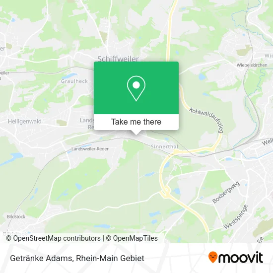 Карта Getränke Adams