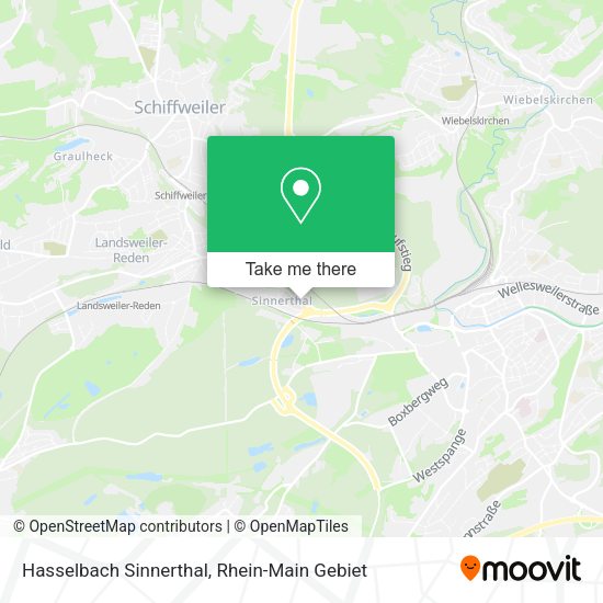 Карта Hasselbach Sinnerthal