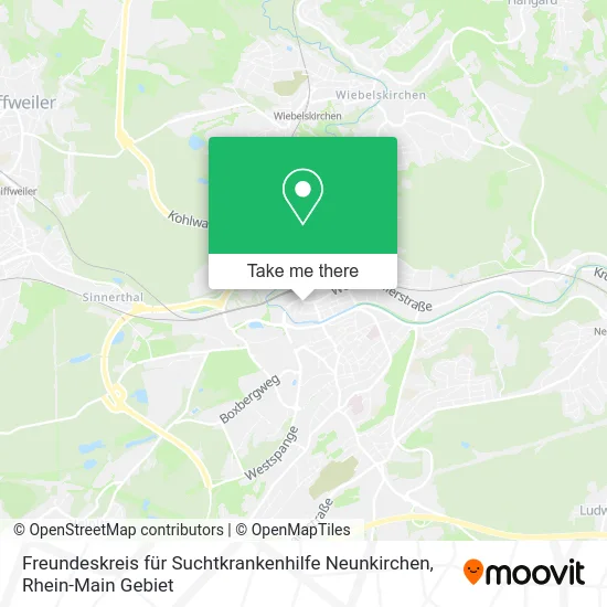 Карта Freundeskreis für Suchtkrankenhilfe Neunkirchen