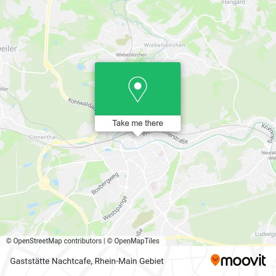 Карта Gaststätte Nachtcafe