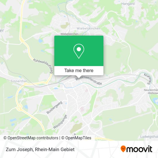 Карта Zum Joseph
