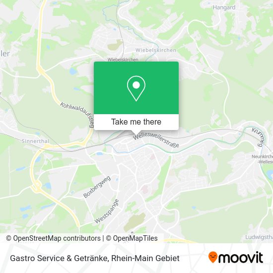 Карта Gastro Service & Getränke