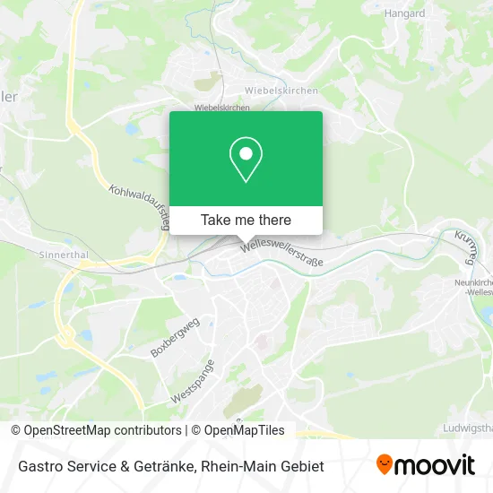 Карта Gastro Service & Getränke
