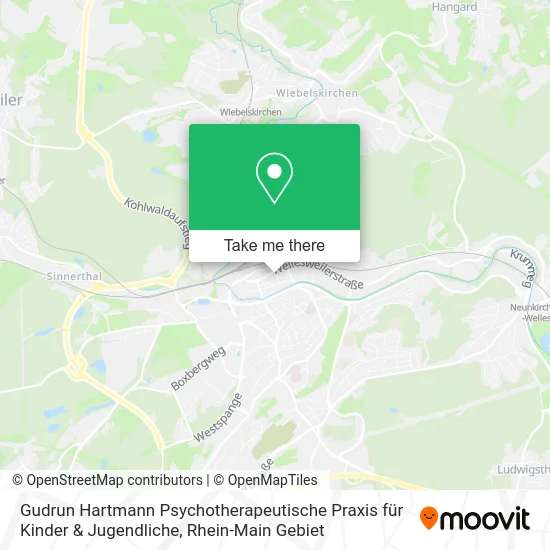 Карта Gudrun Hartmann Psychotherapeutische Praxis für Kinder & Jugendliche