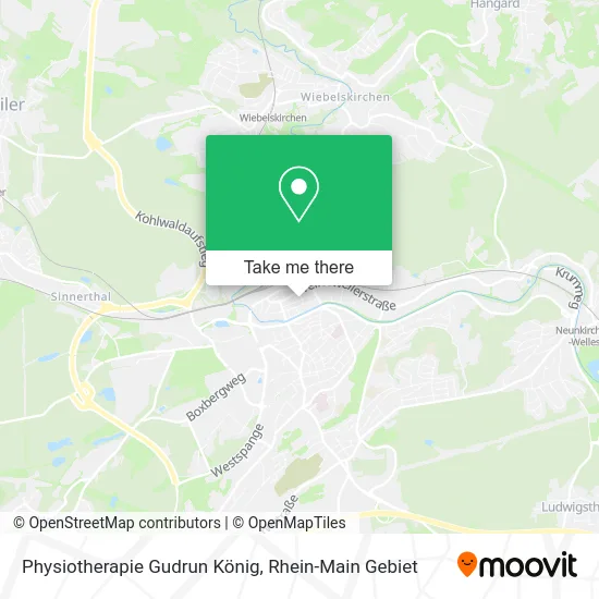 Карта Physiotherapie Gudrun König