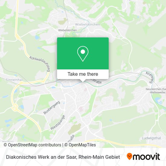 Карта Diakonisches Werk an der Saar