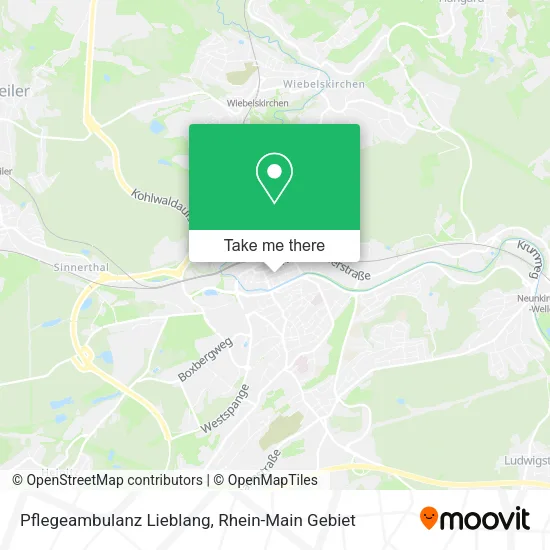 Карта Pflegeambulanz Lieblang