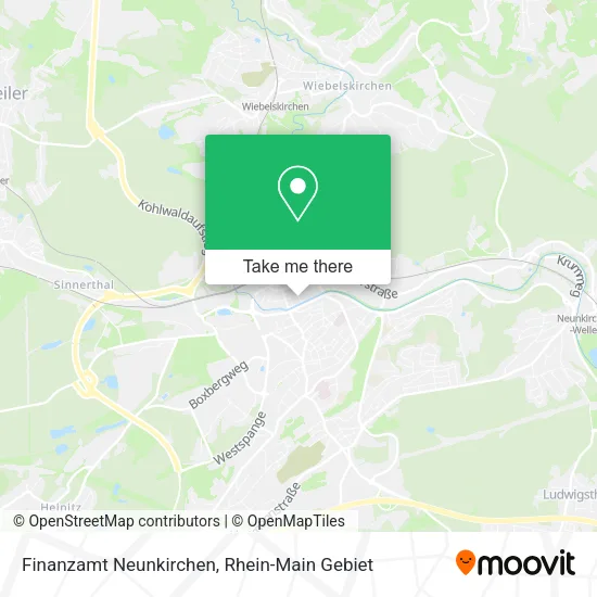 Карта Finanzamt Neunkirchen
