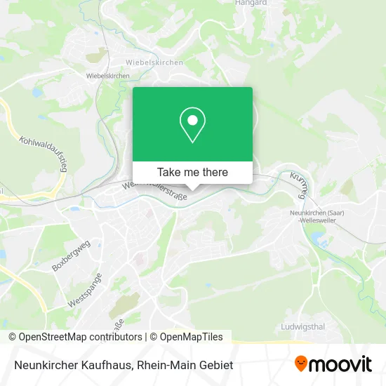 Карта Neunkircher Kaufhaus