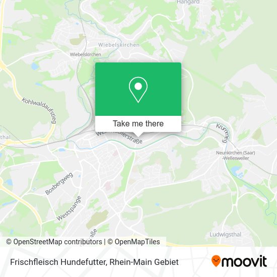 Карта Frischfleisch Hundefutter
