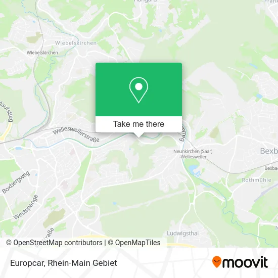 Карта Europcar