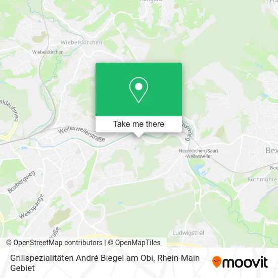 Карта Grillspezialitäten André Biegel am Obi