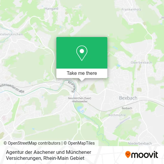 Карта Agentur der Aachener und Münchener Versicherungen