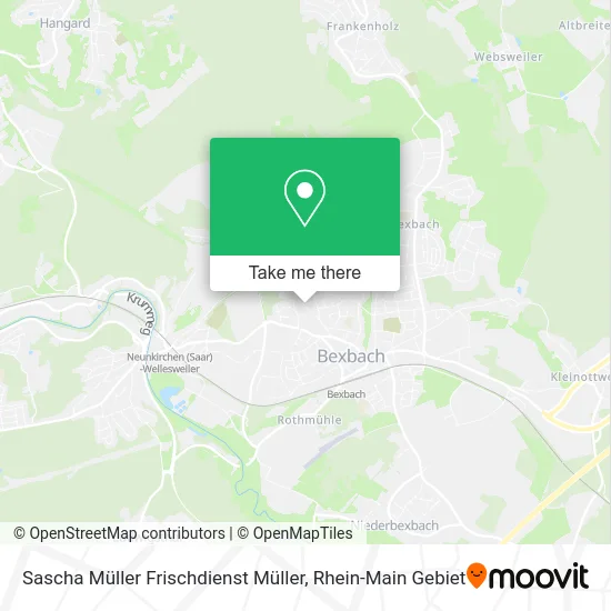 Карта Sascha Müller Frischdienst Müller