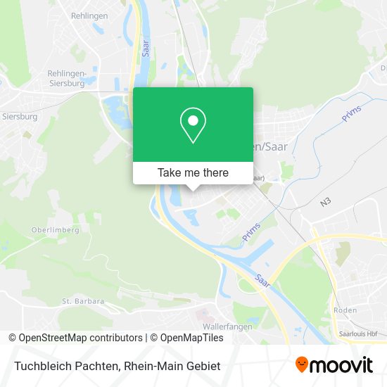 Карта Tuchbleich Pachten