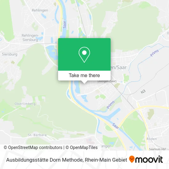 Карта Ausbildungsstätte Dorn Methode