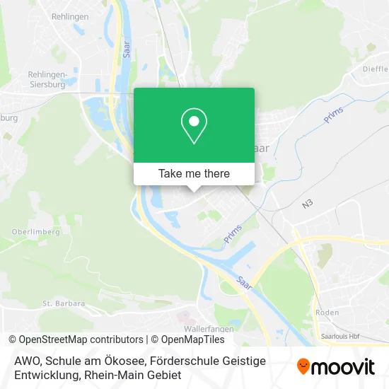 AWO, Schule am Ökosee, Förderschule Geistige Entwicklung map