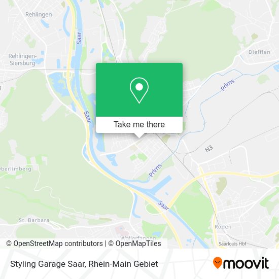 Карта Styling Garage Saar