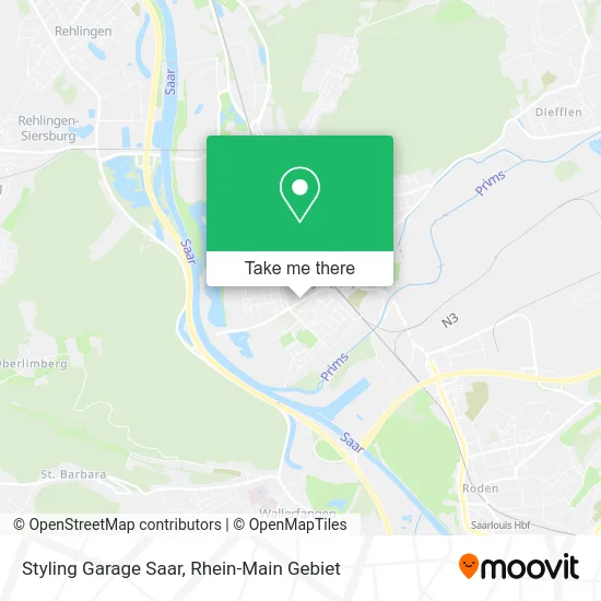 Карта Styling Garage Saar