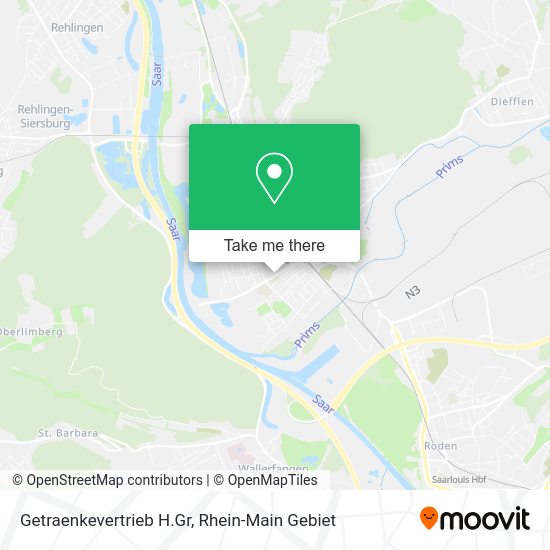 Карта Getraenkevertrieb H.Gr