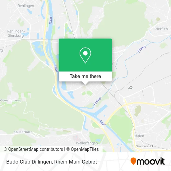 Карта Budo Club Dillingen