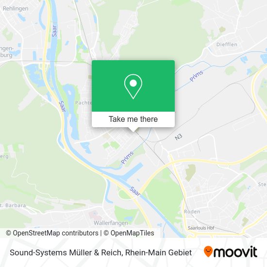 Карта Sound-Systems Müller & Reich