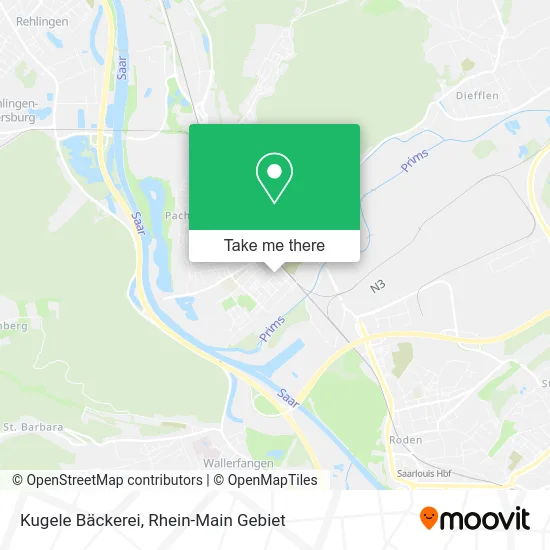 Карта Kugele Bäckerei