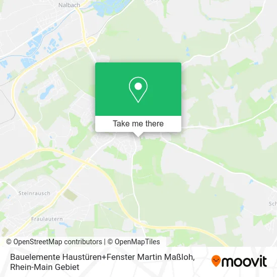 Карта Bauelemente Haustüren+Fenster Martin Maßloh