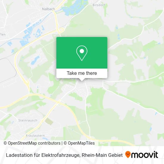 Карта Ladestation für Elektrofahrzeuge