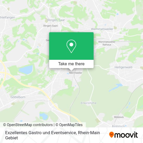 Карта Exzellentes Gastro und Eventservice